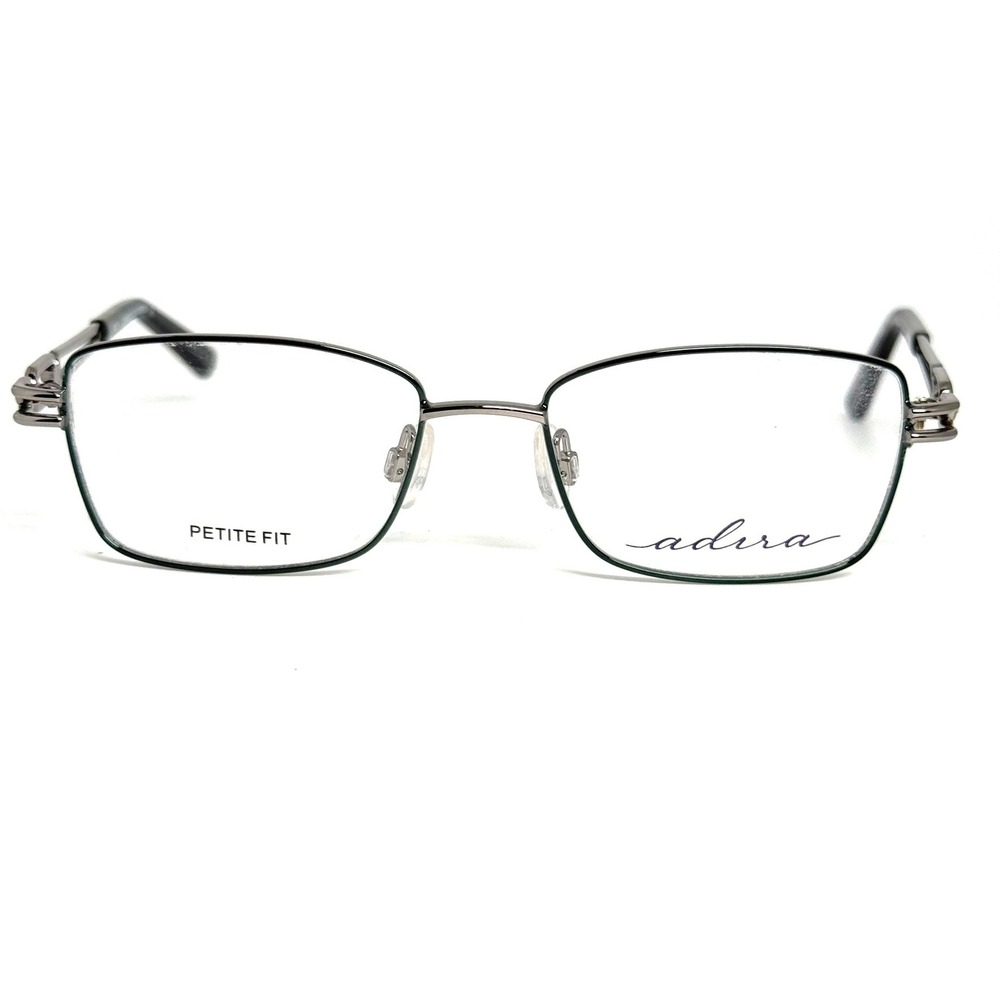 Adira Sally Green Petite Fit Eyeglass Frames Gunmetal Grey 48-16-125 24787